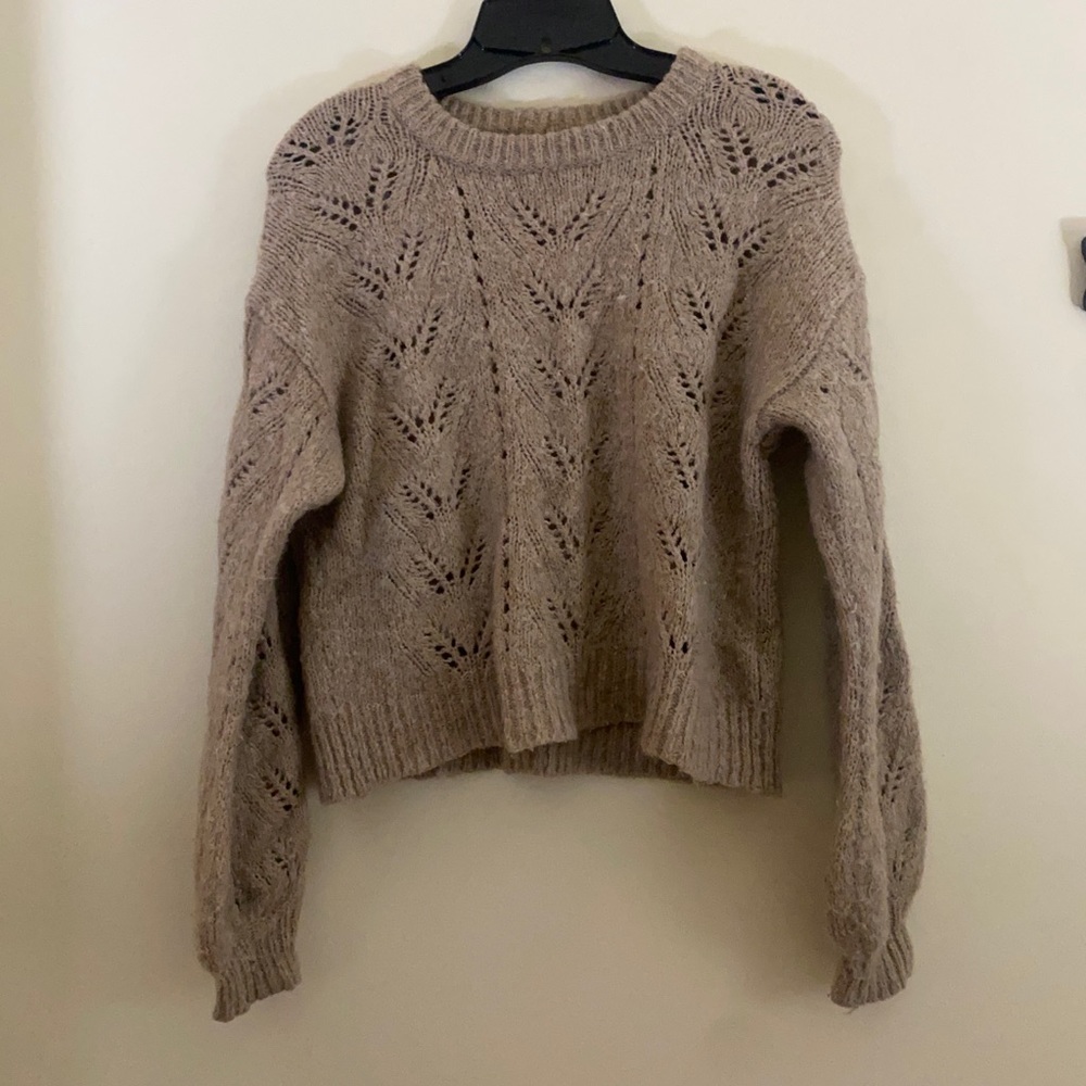 Grayish tan American Eagle sweater
